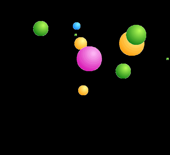 3D多彩重力弹球，这是用Python的海龟画图制作的3D多彩重力弹球